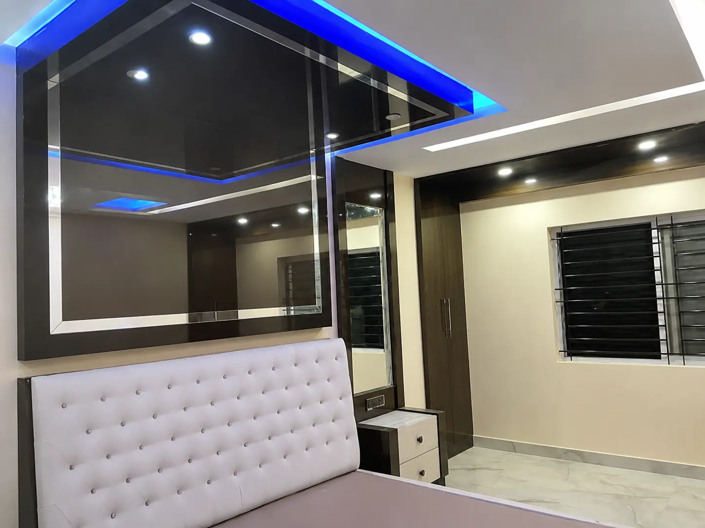 Completed bedroom interior work by ADC